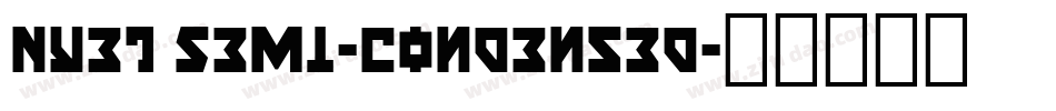 Nyet Semi-Condensed字体转换